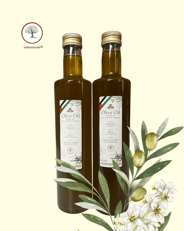 🏆🇵🇸 Olive Oil from the Heart of Palestine – Award-Winning, Cold-Pressed, 100% Ethical, 500ml